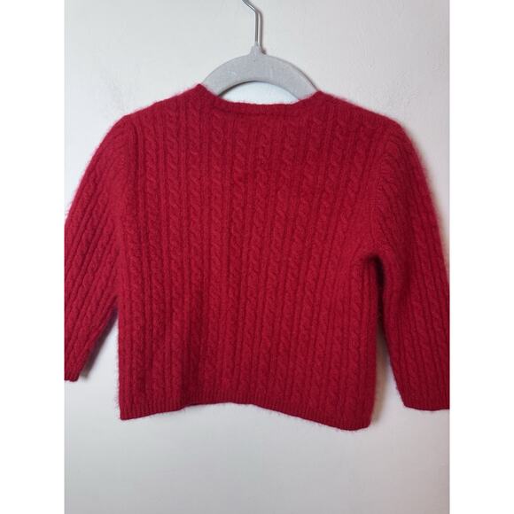 Piper & Poise Cableknit 100% Cashmere Cardigan Baby Sz 24 Months - Picture 5 of 11
